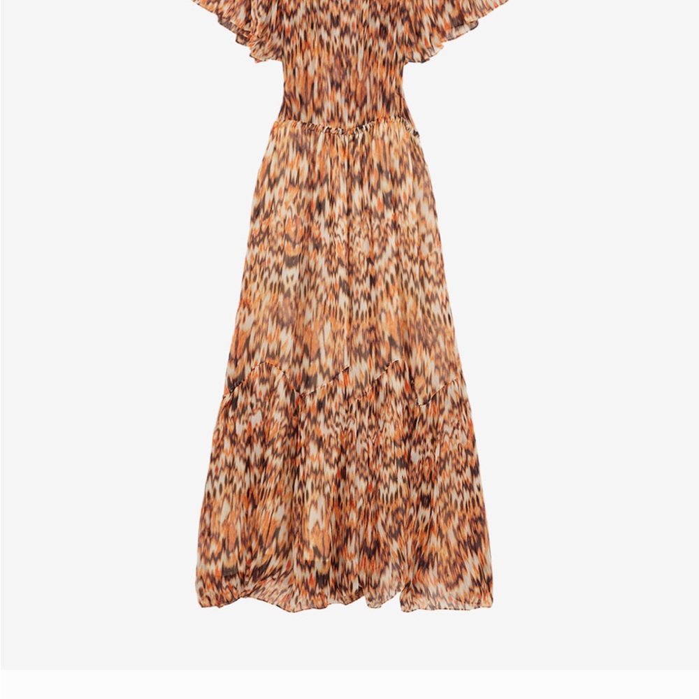 Isabel Marant Vibrant Orange Maxi Dress